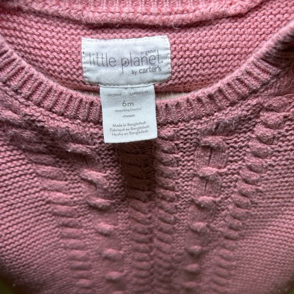 Carter’s Little Planet Baby Girl Organic Cotton Two Piece Set Size 6 Mon… - Picture 5 of 8